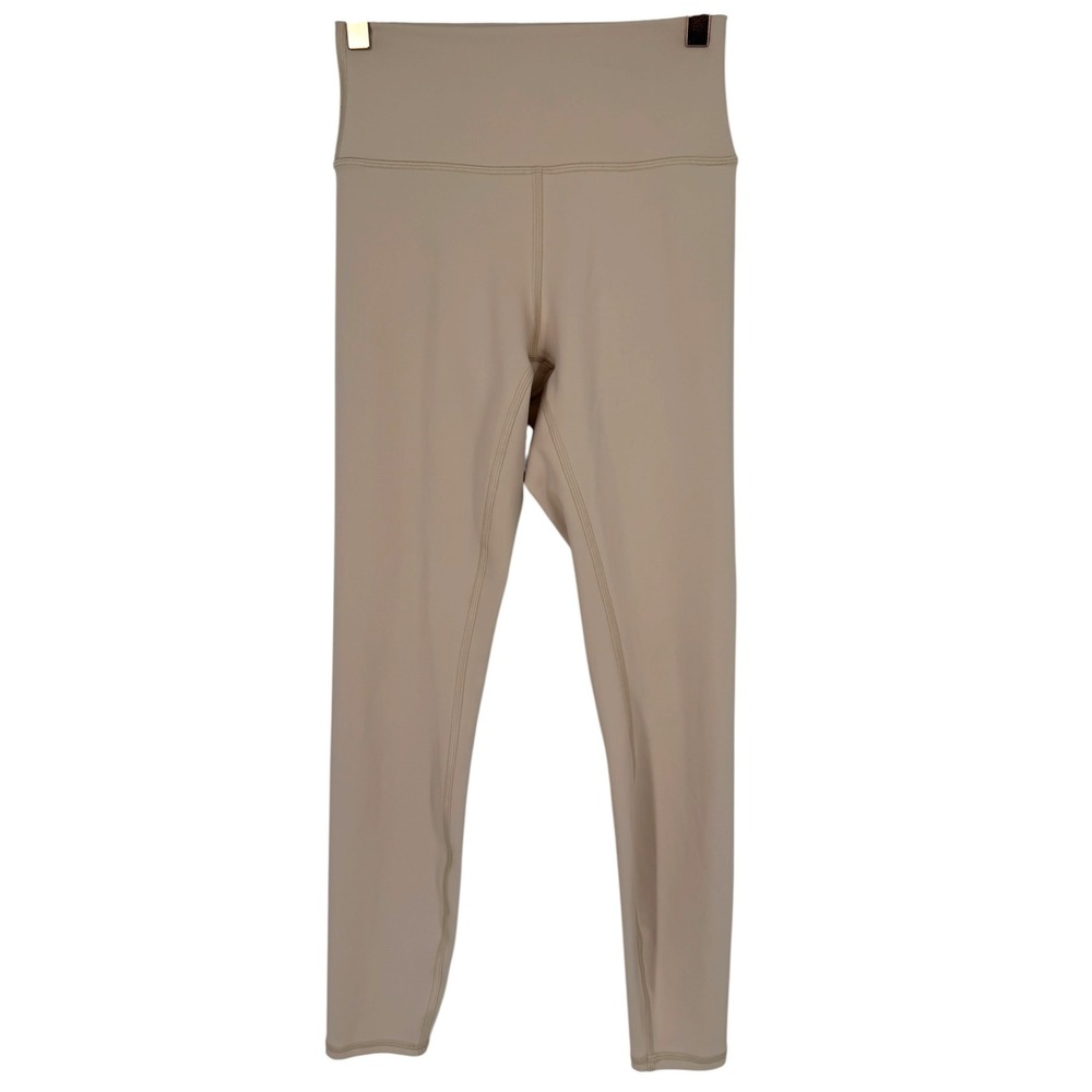 Alo Yoga Women's High Waist Airbrush Leggings Beige Tan Size Small Activewear